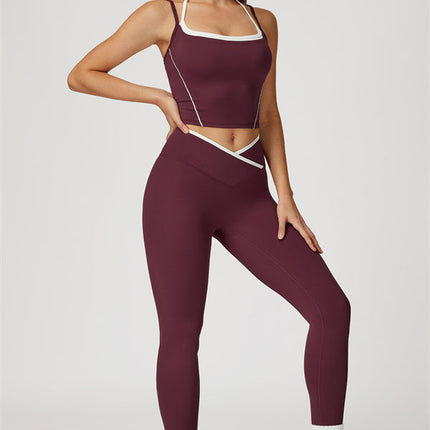 The Radiant Crop Top Leggings 2-Piece Set