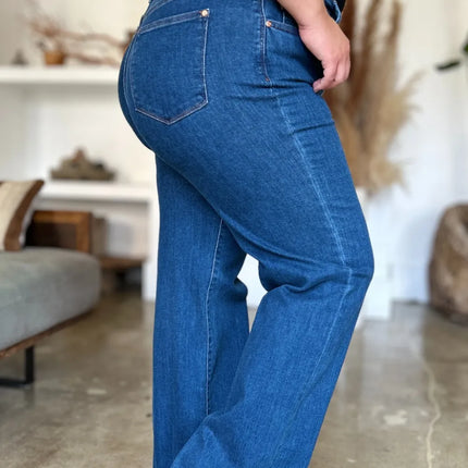 Judy Blue Full Size High Rise Straight Women Jeans