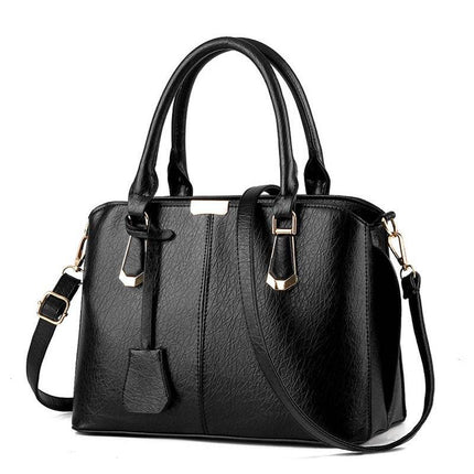 Solid Color Fashion Women Handbag Large Capacity