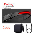 Red 1set 2pcs / USB