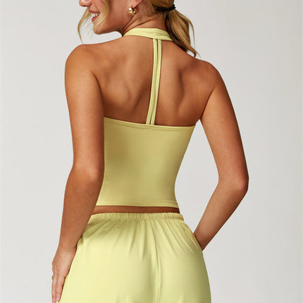 The Sprint Halter Tank Top