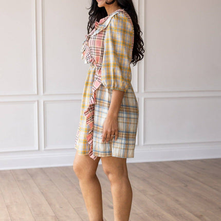Diverse Plaid Serenade Dress