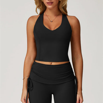 The Echo Tank Top Flared Leggings 2-Piece Set