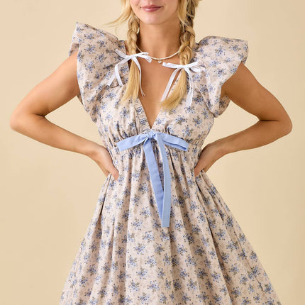 Harley Mini Dress With Bubble Sleeve