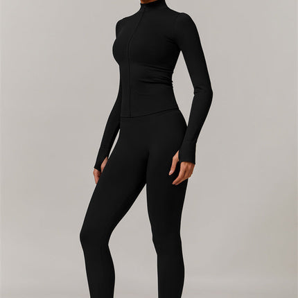 The Nova Luxe Jacket Sports Bra Leggings 3-Piece Set