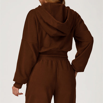The Axis Crop Hoodie
