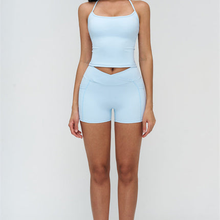 The BoldFit Crop Top Shorts 2-Piece Set