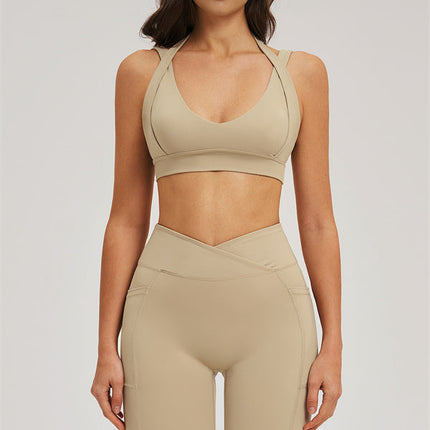 The Sizzle Sports Bra Flared Leggings 2-Piece Set