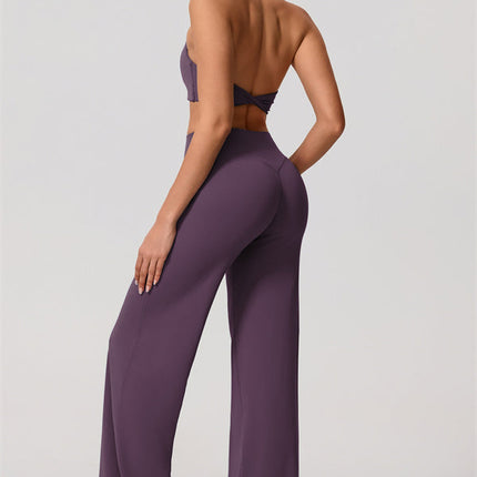 The Nestle Sports Bra Straight Leg Pants 2-Piece Set