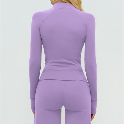 The Twirl Zip Jacket Halter Tank Top New Straight Leg Pants 3-Piece Set