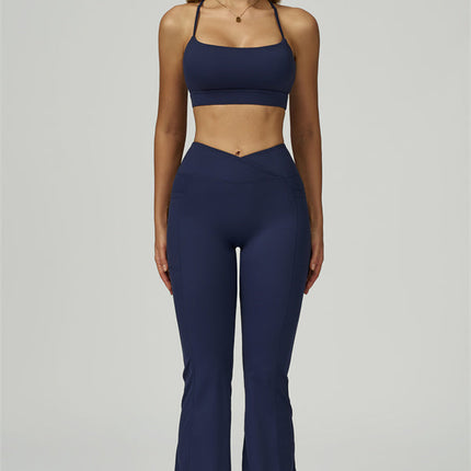 The Flourish Sports Bra Flared Leggings 2-Piece Set
