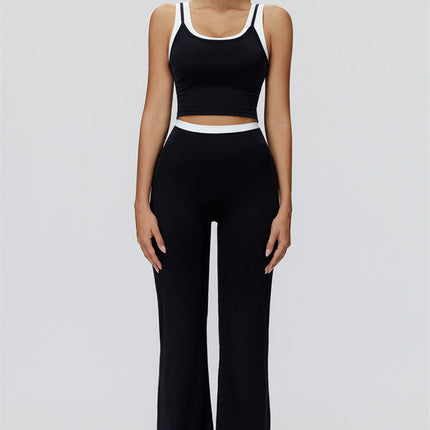 The Canyon Crop Tank Flared Leggings 2-Piece Set