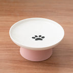 Pink / Claw print high leg plate