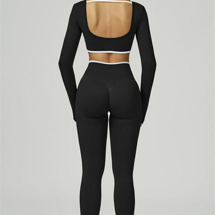 The Prime Line Long Sleeve Crop Top
