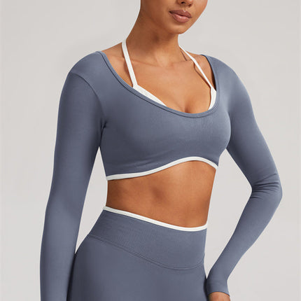 The Elevate New Long Sleeve Crop top