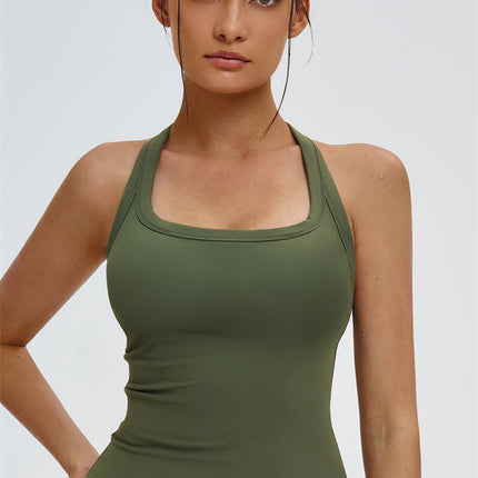 The Slate Y-Back Top