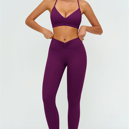 The Lushness Y-Back Sports Bra Leggings 2-Piece Set