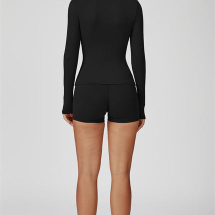The Oasis Long Sleeve T-shirt Shorts 2-Piece Set
