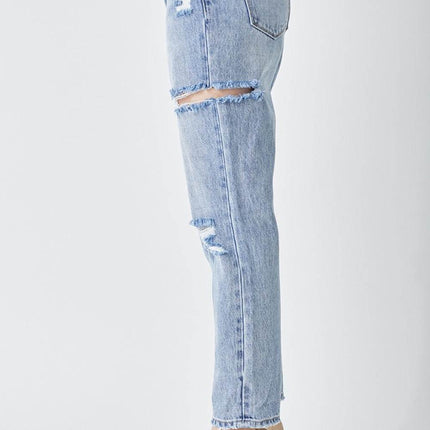 RISEN Distressed Slim Cropped Women Jeans