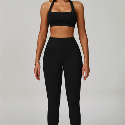 The Bold Halter Sports Bra Leggings 2-Piece Set