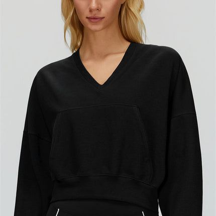 The Whisper V-Neck Hoodie