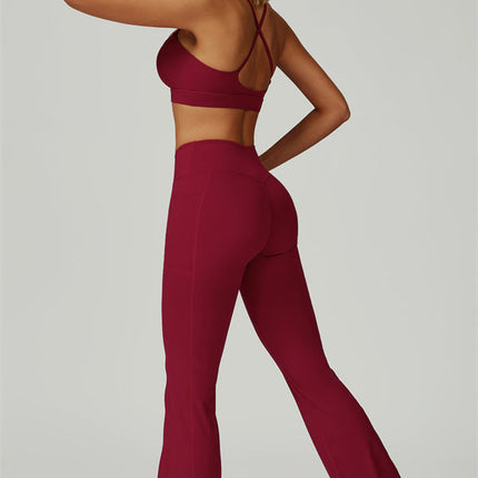 The Flourish Sports Bra Flared Leggings 2-Piece Set