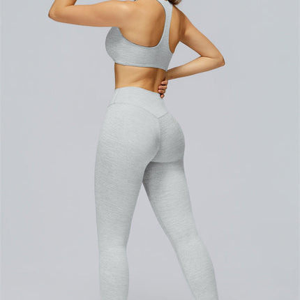 The Radiance Jacket Racerback Sports Bra Leggings 3-Piece Set