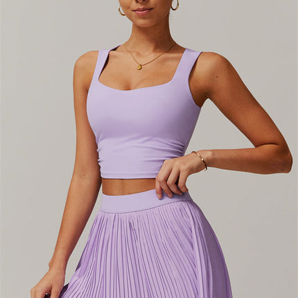 The Balance Crop Top Tennis Skirt 2-Piece Set