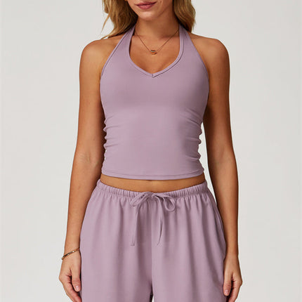 The Sprint Halter Tank Top