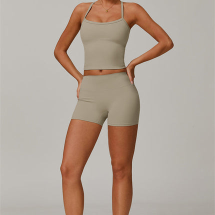 The Isabella Crop Top Shorts 2-Piece Set