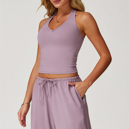 The Sprint Halter Tank Top