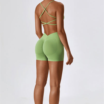 Nova Luxe Sports Bra Shorts 2-Piece Set