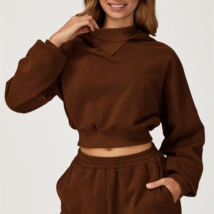 The Axis Crop Hoodie