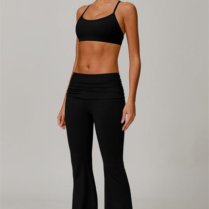 The Juno Star Sports Bra Flared Leggings 2-Piece Set