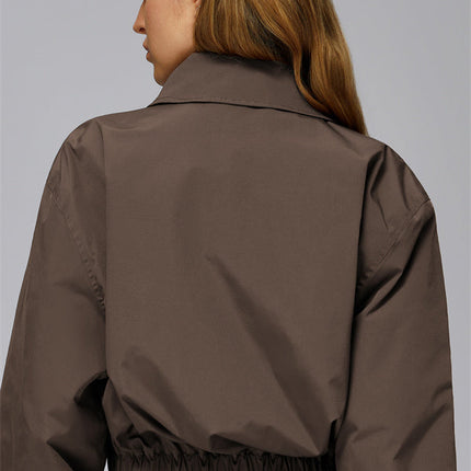 The Elle Form Crop Zip Jacket