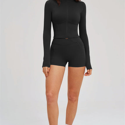 The Sizzle Zip Jacket Shorts 2-Piece Set