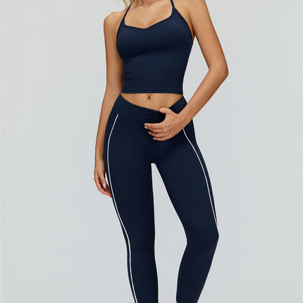 The Whisper Crop Top Leggings 2-Piece Set