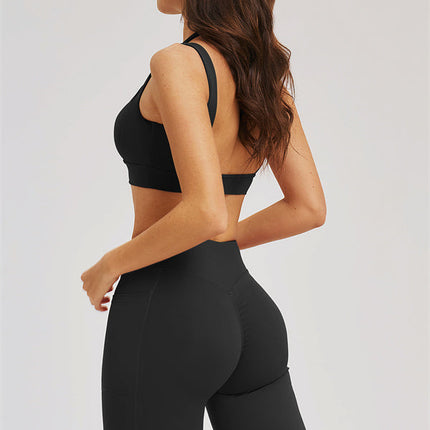 The Sizzle Sports Bra Flared Leggings 2-Piece Set