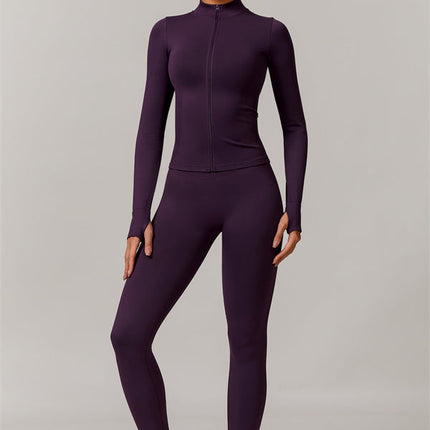 The Nova Luxe Jacket Sports Bra Leggings 3-Piece Set