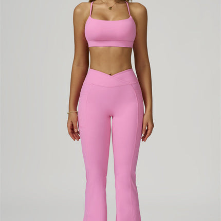 The Flourish Sports Bra Flared Leggings 2-Piece Set