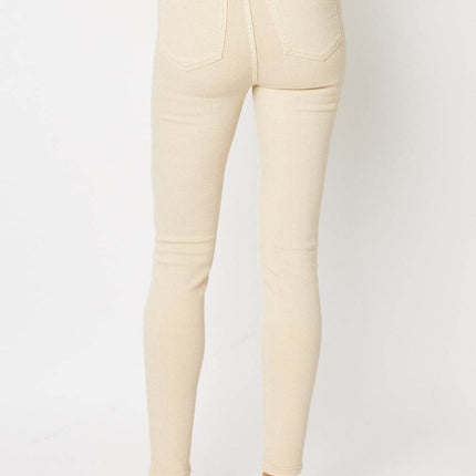 Judy Blue Full Size Garment Dyed Tummy Control Skinny Women Jeans
