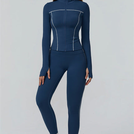 The Venus Zip Top Leggings 2-Piece Set