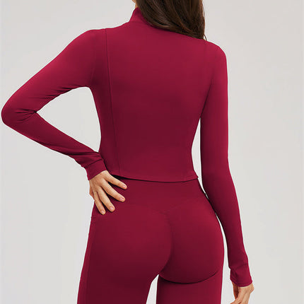 The Sizzle Zip Jacket Flared Leggings 2-Piece Set