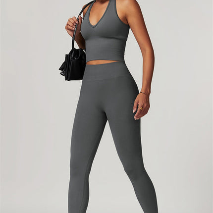 The Delight Halter Top Leggings 2-Piece Set