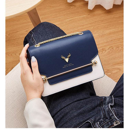 Fashion Texture Shoulder Bag Deer Head Crossbody