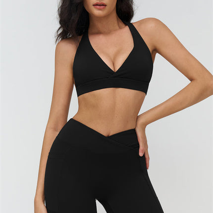 The BoldFit Sports Bra Flared Leggings 2-Piece Set