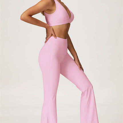The Axis Sports Bra Flared Leggings 2-Piece Set