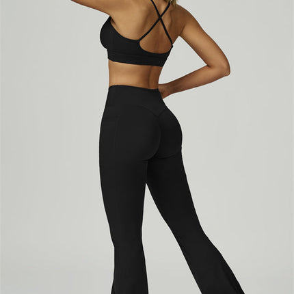 The Flourish Sports Bra Flared Leggings 2-Piece Set