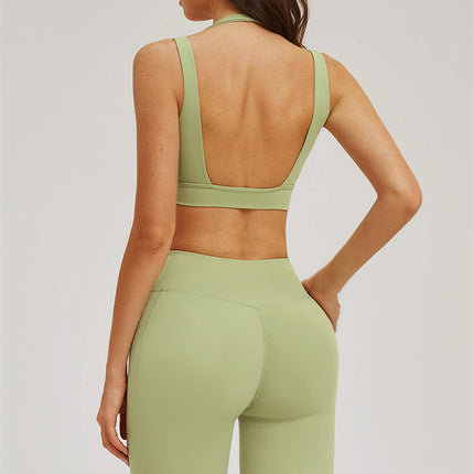 The Sizzle Sports Bra Flared Leggings 2-Piece Set