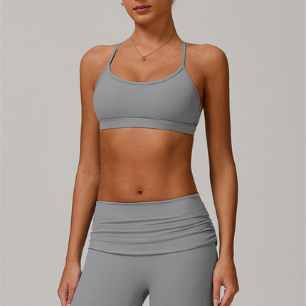 The Juno Star Sports Bra Flared Leggings 2-Piece Set